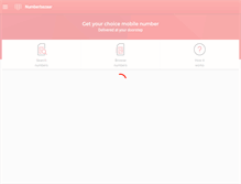Tablet Screenshot of numberbazaar.com
